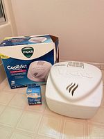 Humidifier with retail box and Protec filter box