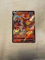 Front of Infernape V holofoil promo card