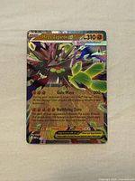 Front of Mega Zygarde EX holofoil card showing artwork, stats, and promo number