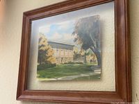 Front view of framed artwork