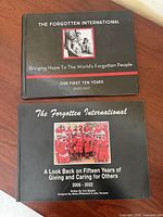 Both books front covers visible
