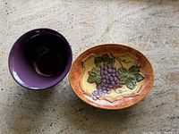 Both bowls side by side showing colors, sizes and shapes
