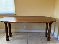 Full view of table with leaves raised