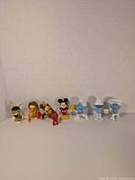 Full lineup of eight small figurines