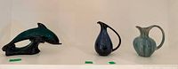 overview of all three Blue Mountain Pottery items