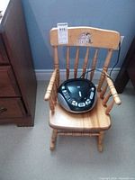 Rocking chair and boombox overview