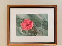 Framed painting full view