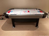 Full view of Sportcraft air hockey table front