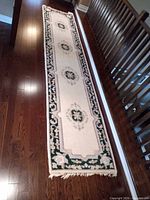 Full view of runner rug on floor