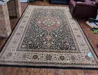 Full view of rug showing entire pattern and size