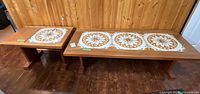 Both tables side by side displaying overall design and size comparison