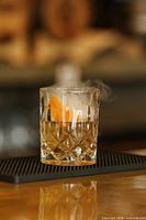 Cocktail in cut glass representing restaurant offerings