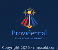 Providential Financial Planning logo on blue background
