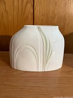 Front view of Royal Doulton Impressions Cypress low vase