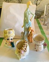 Group shot of all four ceramic pieces