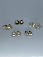 Group image of all five earring pairs
