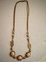 Full view of gold-filled Victorian necklace
