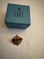 Pin and Birks box top view