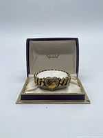 Bracelet in original Speidel box, frontal view