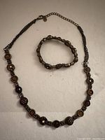 Necklace and bracelet full view