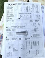 Pulnix PB-IN installation manual detailing models PB-IN-50HF / 100HF / 200HF