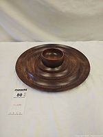 Top view of chip and dip tray assembled