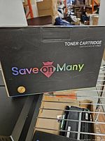 Front of Save on Many toner cartridge box showing logo and product type