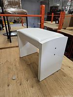 side angle showing overall bench structure and finish