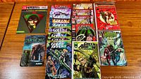 All items laid out: module, comics, carded figure