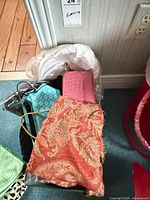 Pile of evening clutches and pouches in various colours and materials