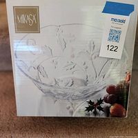 Front of Mikasa box showing brand and product image