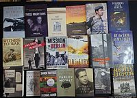 Front covers laid out in two rows showing 15 of the WWII nonfiction titles