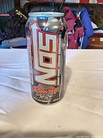 Front view showing NOS branding and volume