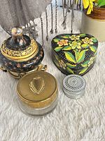 Four trinket holders grouped