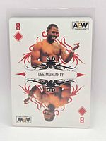 Front of Lee Moriarty 8 of Diamonds card