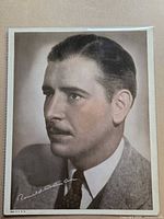 Front view of Ronald Colman portrait print