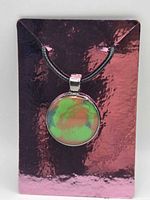 Front view of pendant on display card