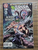 Front cover of Green Lantern #85 in bag with board