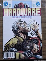 Front cover view showing title, publisher logos, issue number and artwork