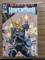 Front cover of Hawkman Featuring Hawkwoman #19 in bag