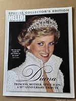 Front cover of Special Collector's Edition HELLO! Canada magazine featuring Princess Diana