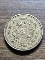 Reverse side with Mexican coat of arms and legend ‘ESTADOS UNIDOS MEXICANOS’