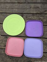 all four plates arranged for full view