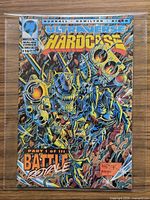Front cover of Hardcase #16 in bag with board