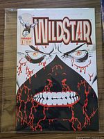 Front cover of bagged WildStar #1 comic