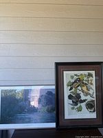 Both framed prints side by side showing full view