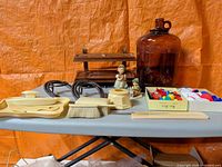 Full lot overview on ironing board