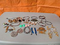 All items laid out on table