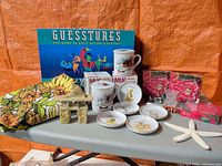 Group shot showing all items on surface