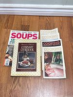 Front view of all seven publications